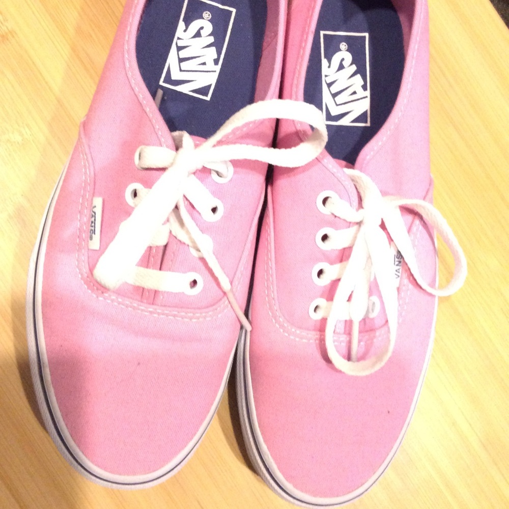 Vans pink sneakers